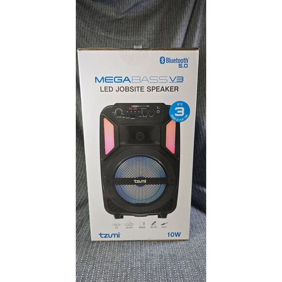 Tzumi Mega Bass V3 LED Jobsite Speaker - Picture 4 of 4